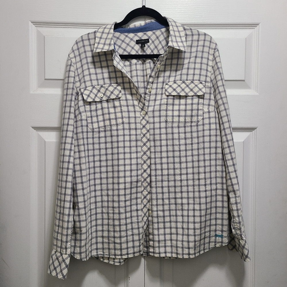 Talbots Plaid Shirt XL‎